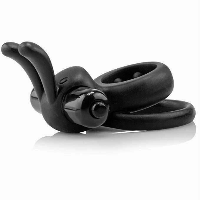 TheScreamingO - Ohare Rabbit Vibrating Cock Ring (Black)