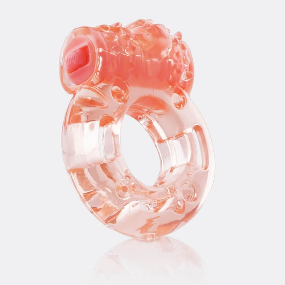TheScreamingO - Plus Disposable Vibrating Erection Cock Ring (Orange)