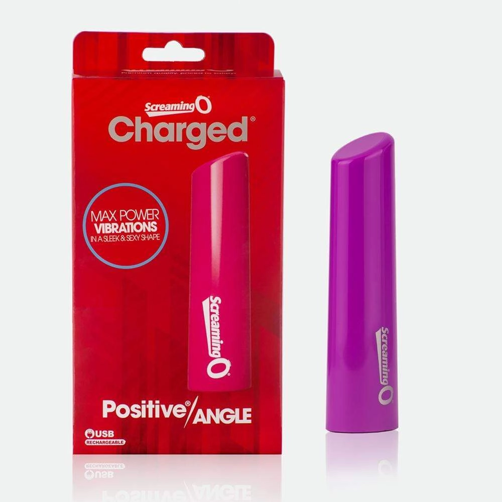 TheScreamingO - Positive Angle Rechargeable Bullet Vibrator (Pink)