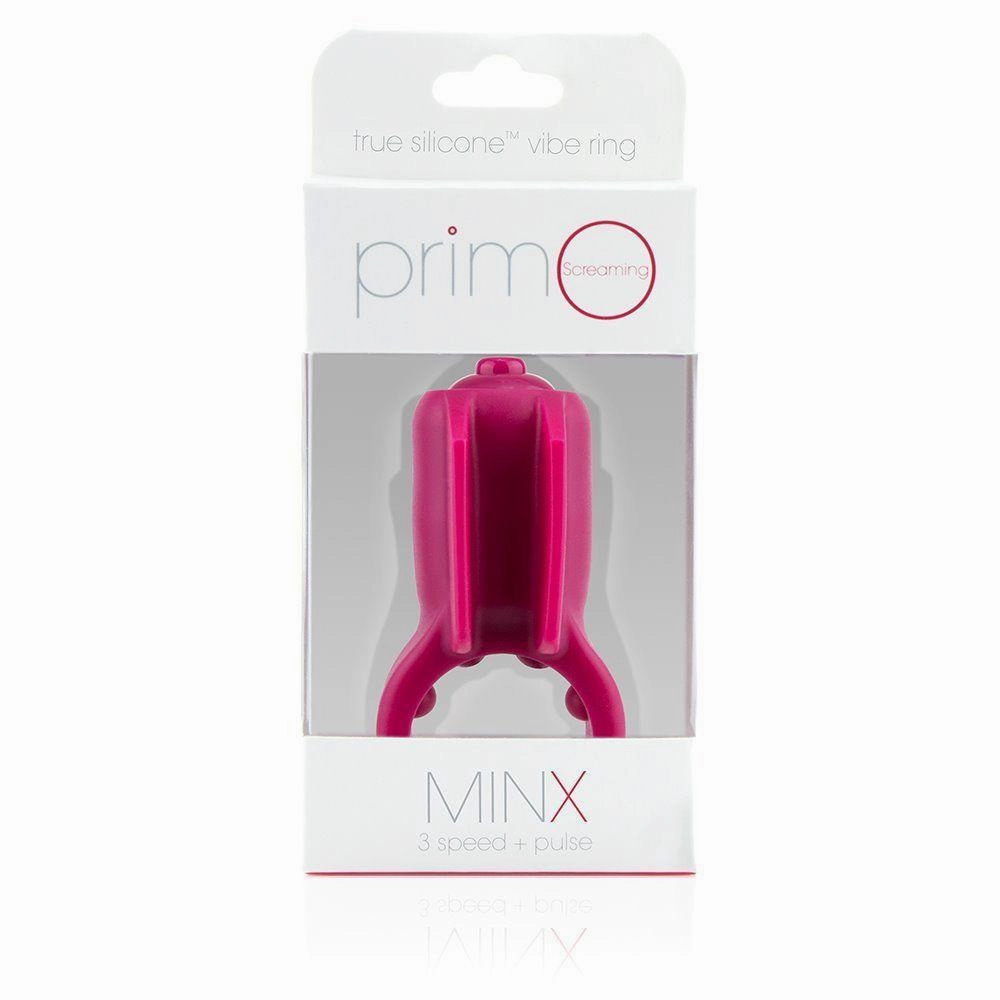 TheScreamingO - Primo Minx True Silicone Vibrating Cock Ring (Pink)