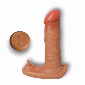 Thrusting Dildo Vibrator Realistic Wearable Clit G-Spot Massager