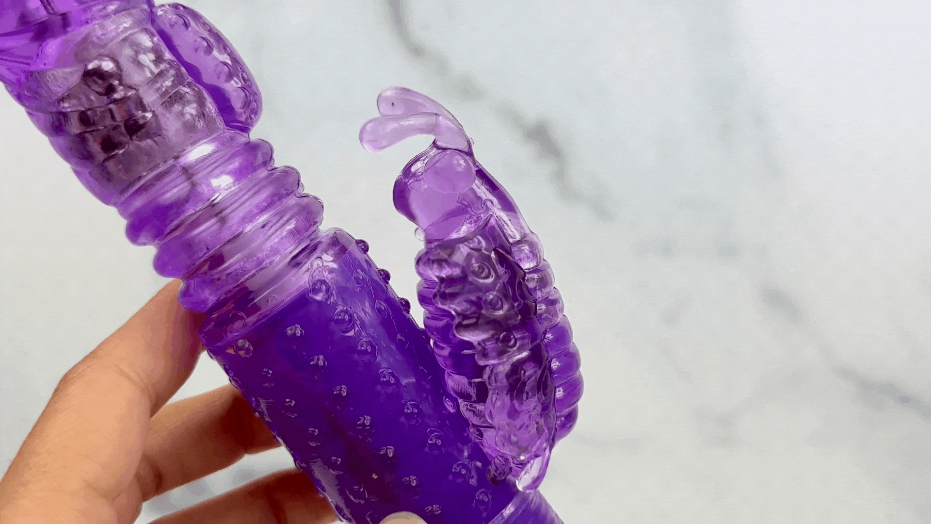 Thrusting Rotating Dual-Action Butterfly Vibrator