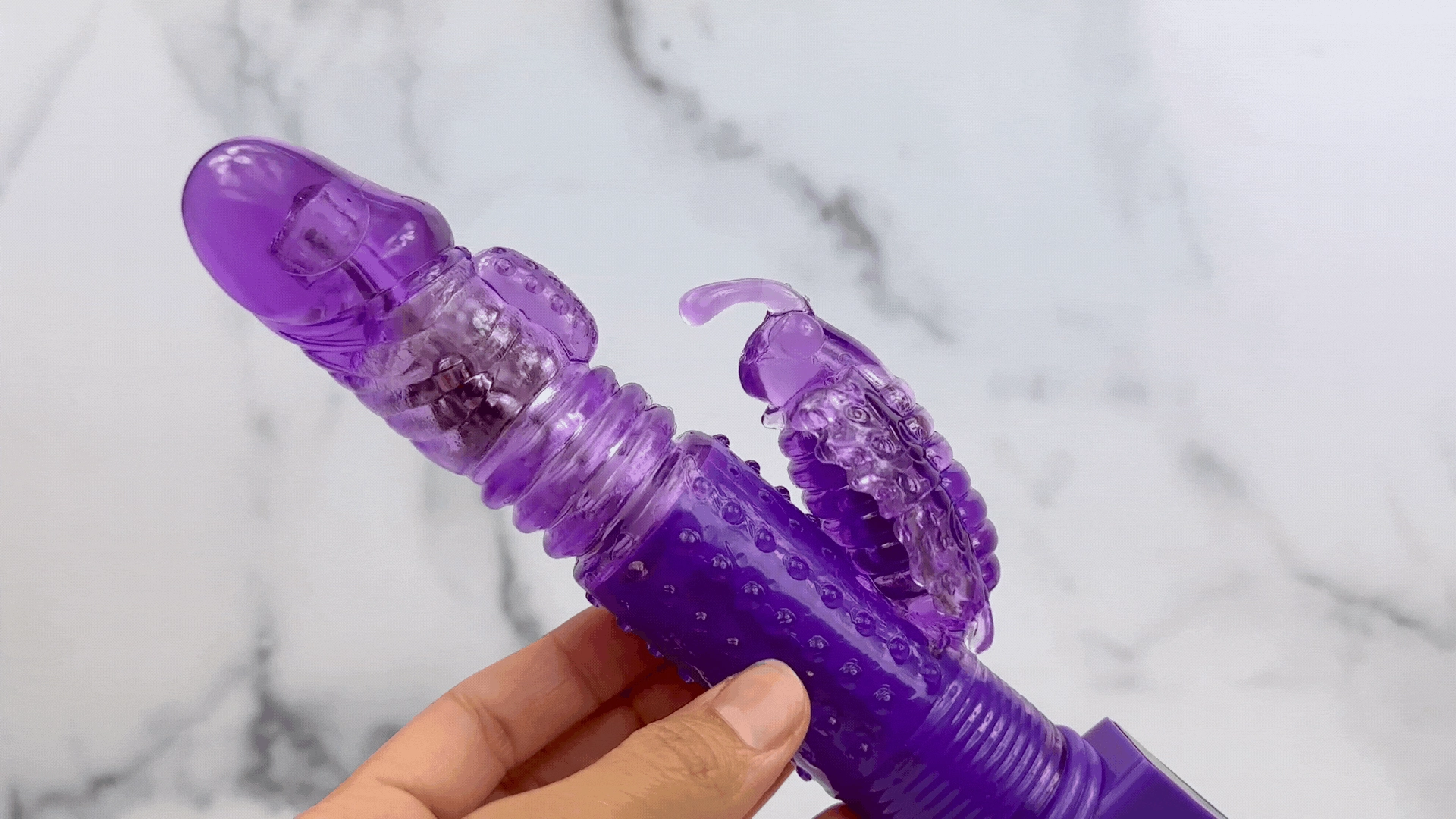 Thrusting Rotating Dual-Action Butterfly Vibrator