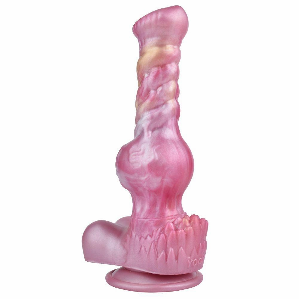 Thursting K9 Dog Dildo 8.2" Wolf Dildos with Knot Remote Control G-Spot Anal Vibrator Fantasy Sex Toys
