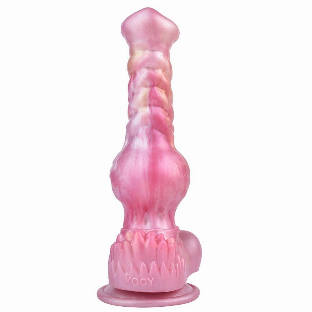 Thursting K9 Dog Dildo 8.2" Wolf Dildos with Knot Remote Control G-Spot Anal Vibrator Fantasy Sex Toys