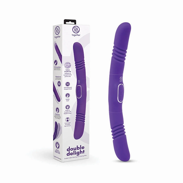 Together Double Delight Double-Ended Thrusting Vibrator