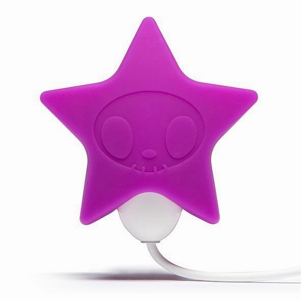 Tokidoki - Silicone Star Clitoral Vibrator (Purple)