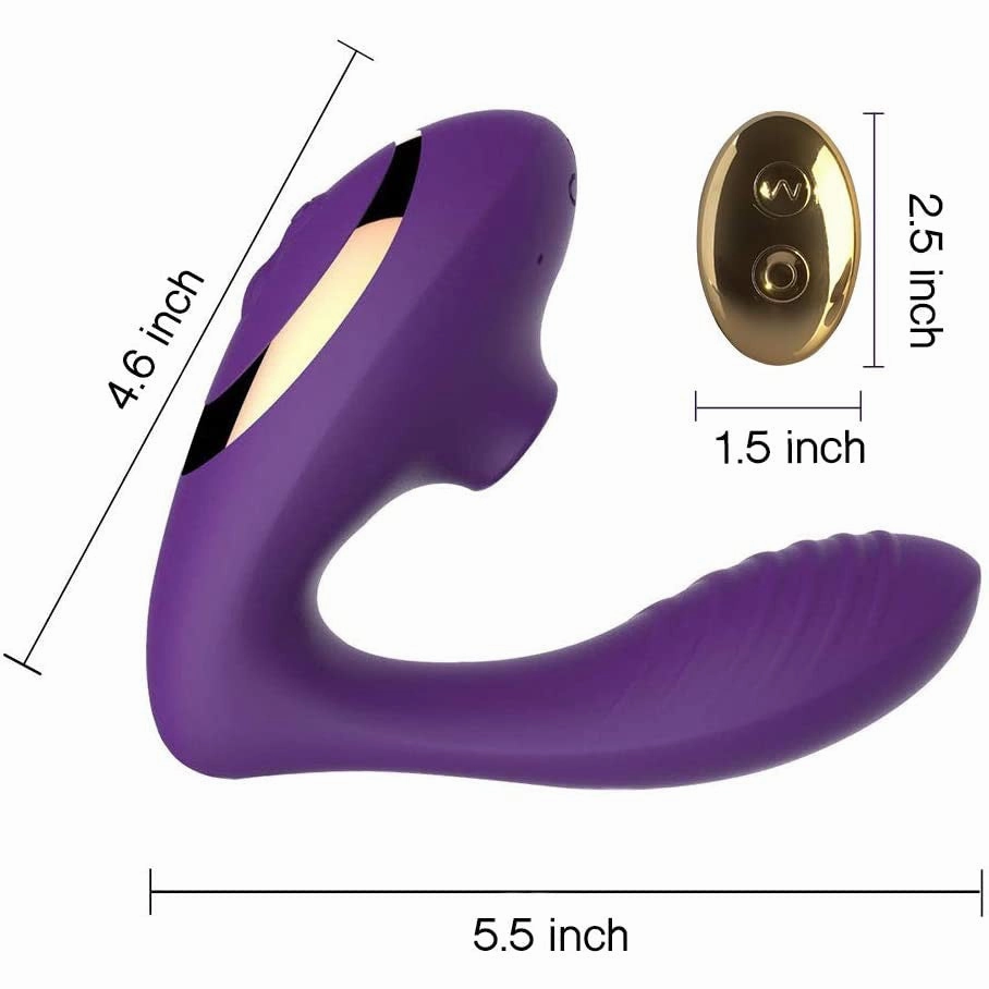 Tracy's Dog - Clitoral Air Stimulator Sucking Vibrator with Remote OG 2
