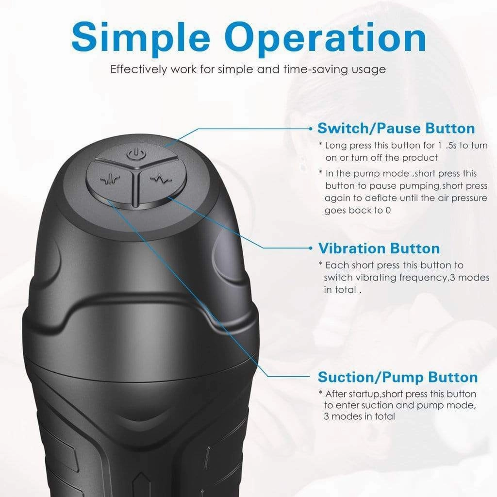Tracy's Dog - Osburn Automatic Male Masturbator (Black)