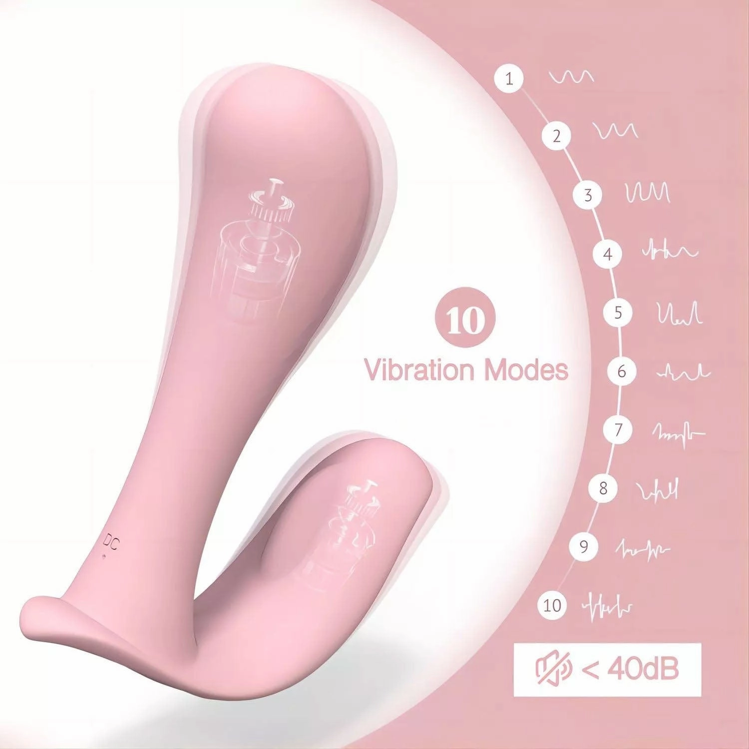 Tracy's Dog - Remote Control Wearable Panty Vibrator (Pink)