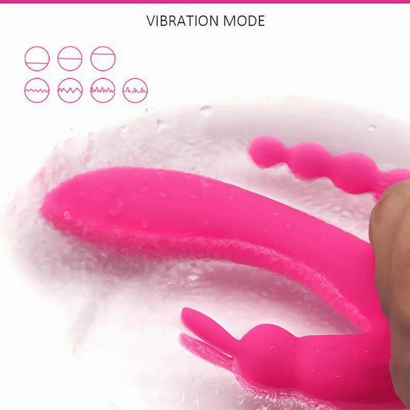 Triangle Rabbit Vibrator Sex Toy for Women