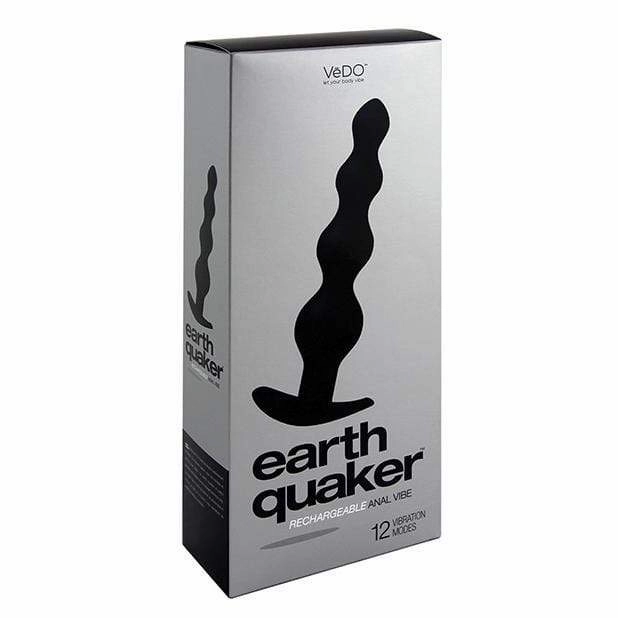 VeDO - Earth Quaker Anal Vibrating Butt Plug (Just Black)