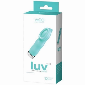 VeDO - Luv Plus Rechargeable Clit Massager (Tease Me Turquoise)