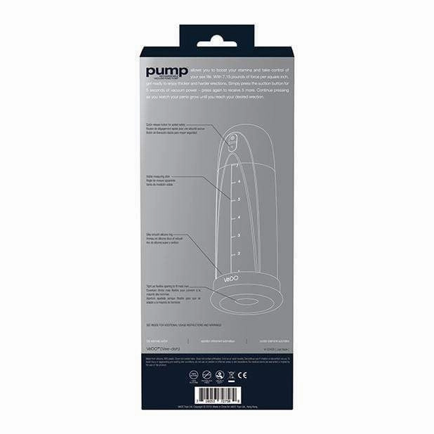VeDO - Pump Rechargeable Vacuum Penis Pump (Just Black)