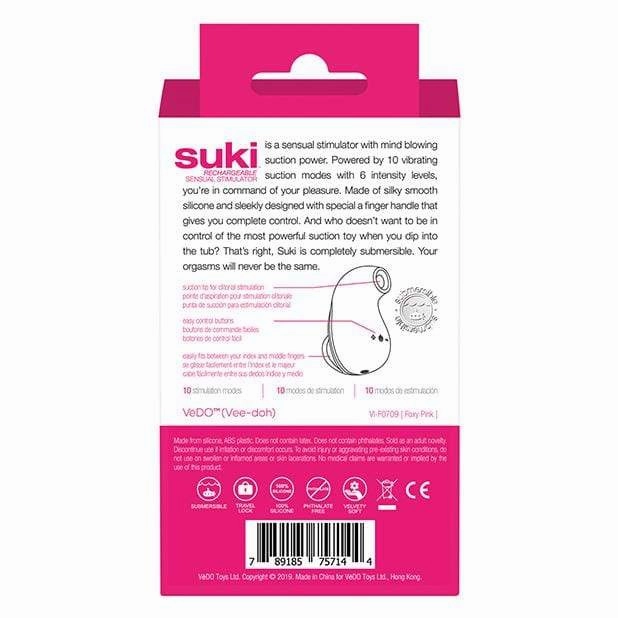 VeDO - Suki Rechargeable Sensual Vibrating Clitoral Air Stimulator