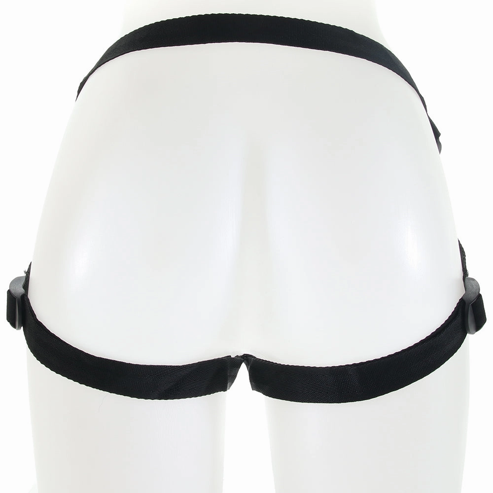 Velvet Vibrating Bullet Harness in Black