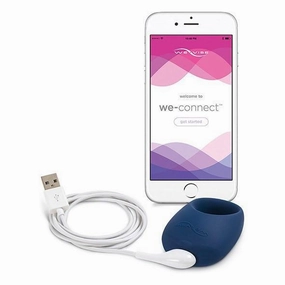 We-Vibe - Pivot App-Controlled Vibrating Cock Ring (Blue)