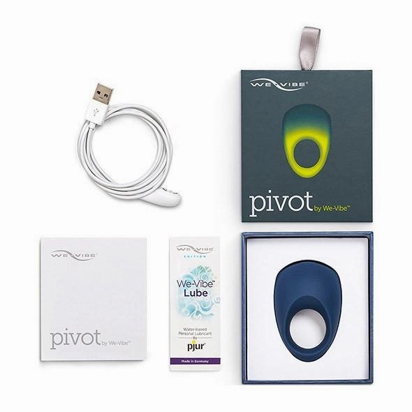 We-Vibe - Pivot App-Controlled Vibrating Cock Ring (Blue)