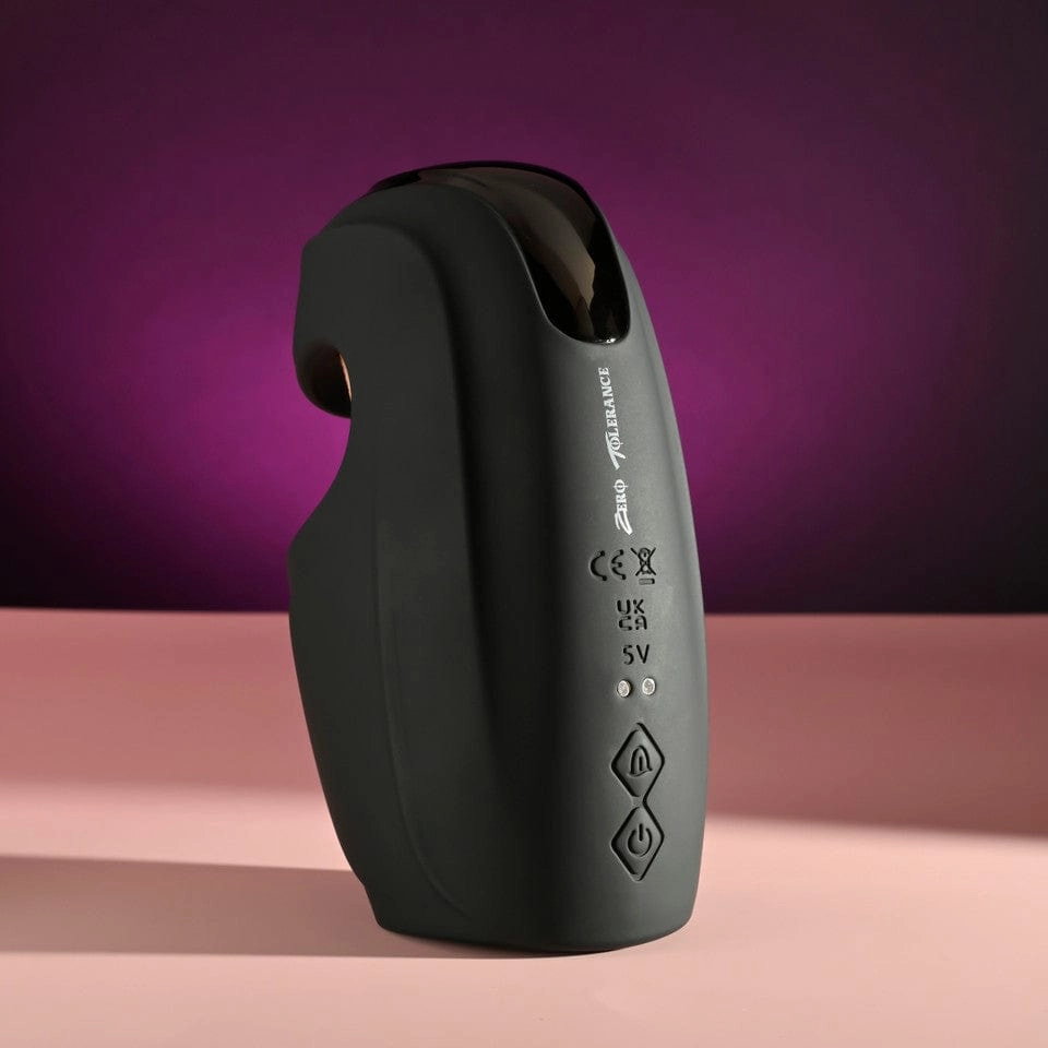 Zero Tolerance - Lick The Tip Vibrating Stroker Masturbator (Black)